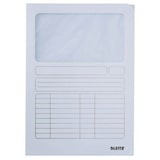 Artikelbild 1 für LEITZ Dokumententaschen 3950 DIN A4 weiß glatt, 100 St., Artikelnummer 651450