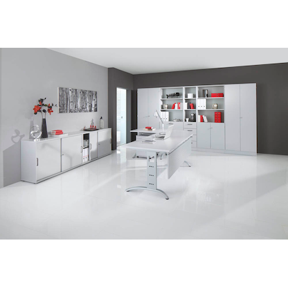 Artikelbild 5 für HAMMERBACHER Sideboard Savona, VSB2T/5/5/SG lichtgrau 166,1 x 44,8 x 84,0 cm, 1 St., Artikelnummer 567479