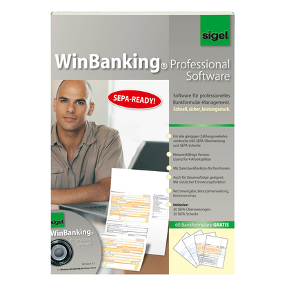 Artikelbild für SIGEL WinBanking Software Vollversion (CD), Artikelnummer 810176