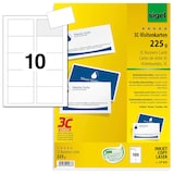 Artikelbild 1 für SIGEL Visitenkarten LP850 satiniert weiß 225 g/qm, 100 St., Artikelnummer 855189