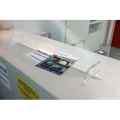 Artikelbild 4 für EICHNER Spuckschutz, transparent 60,0 x 100,0 cm, 1 St., Artikelnummer 184733