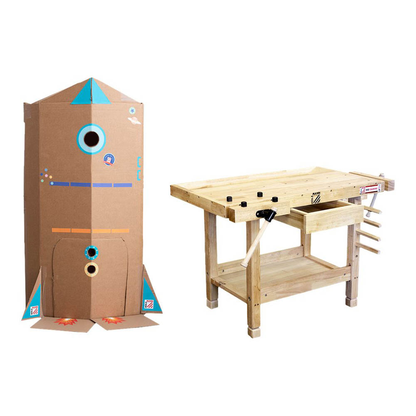 Artikelbild 3 für HOLZMANN Spielzeug-Werkbank braun, Artikelnummer 619542