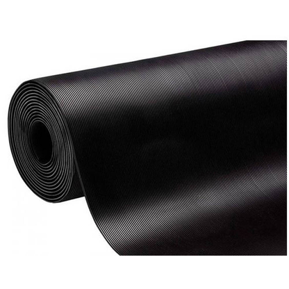 Artikelbild für WESEMEYER Riefen-Gummimatte schwarz 120,0 x 300,0 cm, Artikelnummer 776371