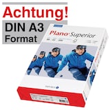 Artikelbild 1 für Plano® Kopierpapier Superior DIN A3 80 g/qm 500 Blatt, Artikelnummer 215715