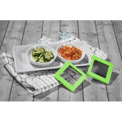 Artikelbild 3 für Genius Gemüseschneider manuell Nicer Dicer Spicy, 1 Set, Artikelnummer 895560