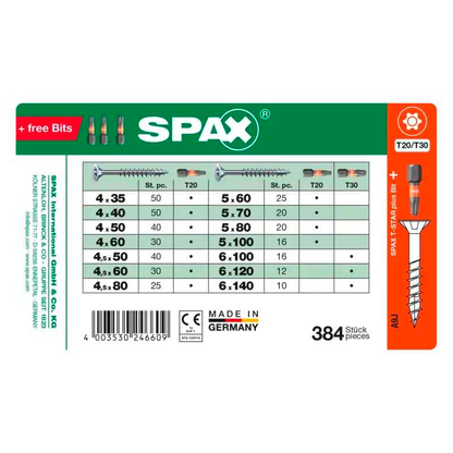 Artikelbild 4 für SPAX® Mehrzweckschrauben-Sortiment 4000001991169, Artikelnummer 745069