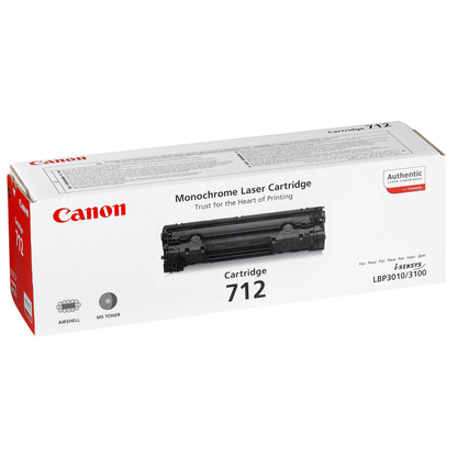 Artikelbild 2 für Canon 712 BK schwarz Toner, Artikelnummer 314542