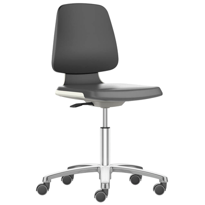 Artikelbild für bimos Arbeitsdrehstuhl Labsit weiß, schwarz Kunstleder, Artikelnummer 470904