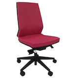 Artikelbild 1 für Quadrifoglio Bürostuhl Omnia Stoff rot, Gestell schwarz, Artikelnummer 321081