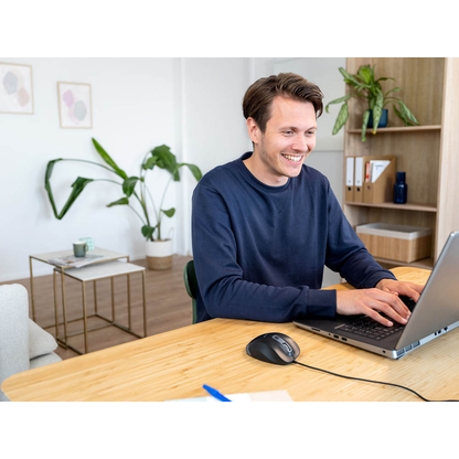 Artikelbild 5 für Trust Fyda Comfort Eco Maus ergonomisch kabelgebunden schwarz, silber, Artikelnummer 975393