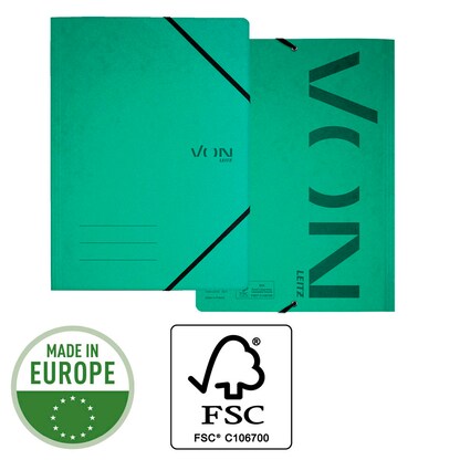 Artikelbild 5 für VON LEITZ Eckspanner DIN A4 grün, 1 St., Artikelnummer 635249