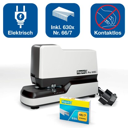 Artikelbild 14 für Rapid Elektrohefter Pro 90EC weiß, 1 St., Artikelnummer 679157