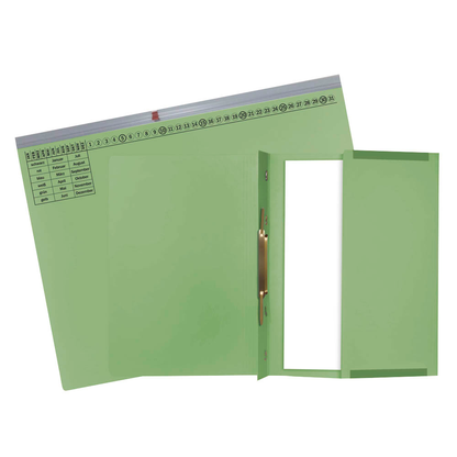 Artikelbild 3 für Exacompta Hängehefter Exaflex Karton grün DIN A4 1x Amtsheftung, 25 St., Artikelnummer 111075