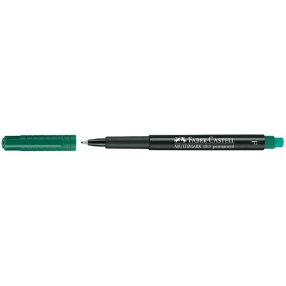 Artikelbild 2 für FABER-CASTELL MULTIMARK 1513 Folienstifte grün 0,6 mm permanent, 10 St., Artikelnummer 814533