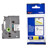 Artikelbild 1 für brother Schriftband TZe-S221 TZES221, 9 mm, schwarz auf weiß, 1 St., Artikelnummer 224586