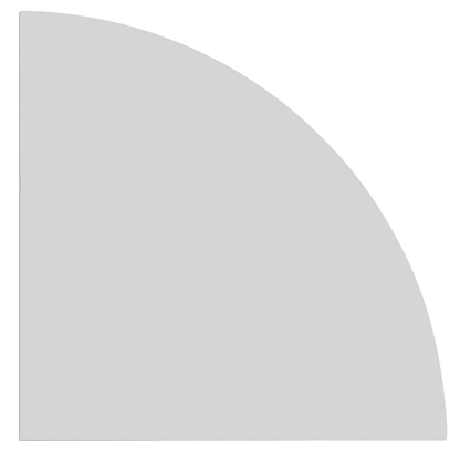 Artikelbild für HAMMERBACHER Verbindungsplatte Haziender lichtgrau, dreieckig abgerundet 80,0 x 80,0 x 2,5 cm, Artikelnummer 791970
