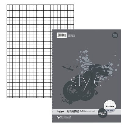 Artikelbild für Ursus Collegeblock kariert DIN A4 ohne Rand, 1 Block, Artikelnummer 907802