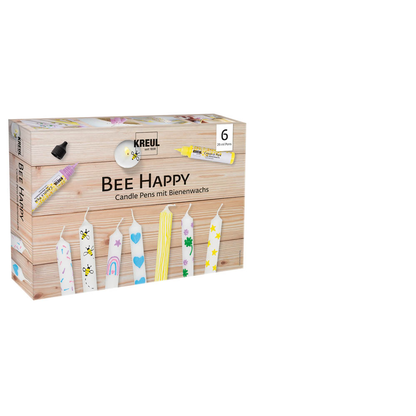 Artikelbild 2 für KREUL Bee Happy Kerzenstifte farbsortiert, 6 St., Artikelnummer 114938