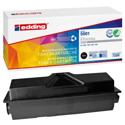 Artikelbild für edding EDD-5001 schwarz Toner kompatibel zu KYOCERA TK-130, Artikelnummer 284529