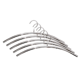 Artikelbild 1 für Kerkmann Kleiderbügel silber, 5 St., Artikelnummer 140756