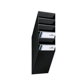Artikelbild 1 für DURABLE Wandprospekthalter FLEXIBOXX schwarz DIN A4 hoch 6 Fächern 24,0 x 13,5 x 69,0 cm, 1 St., Artikelnummer 350082