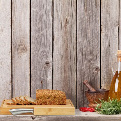 Artikelbild 3 für relaxdays Schneidebrett Natur 40,0 x 24,0 cm 2-tlg., 1 Set, Artikelnummer 361404