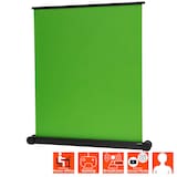 Artikelbild 1 für celexon mobile Leinwand Key Green Screen stufenlose Formatwahl, 150 x 180 cm Projektionsfläche, Artikelnummer 697241