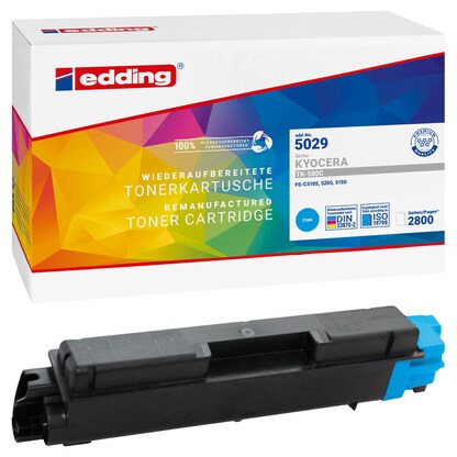 Artikelbild für edding EDD-5029 cyan Toner kompatibel zu KYOCERA TK-580C, Artikelnummer 284556