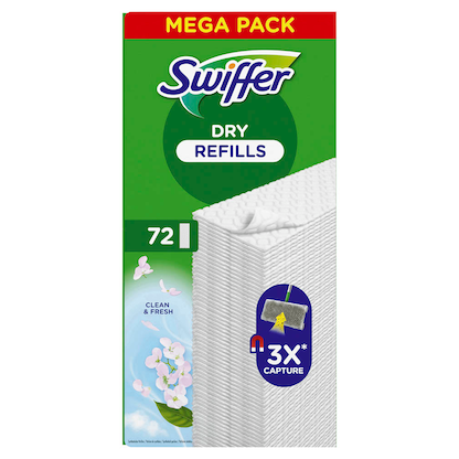 Artikelbild für Swiffer DRY REFILLS Bodentücher, 72 St., Artikelnummer 526758