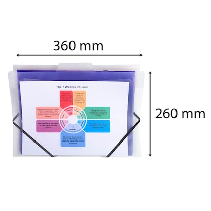 Artikelbild 3 für Exacompta Fächermappe Crystal 6 Fächer transparent, 1 St., Artikelnummer 680997