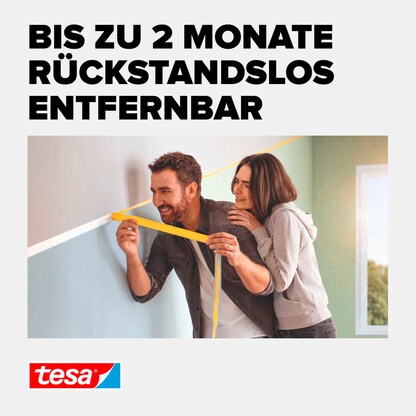 Artikelbild 6 für tesa PERFECT+ Kreppband orange 30,0 mm x 50,0 m 1 Rolle, Artikelnummer 724066