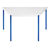 Artikelbild 1 für SODEMATUB Mehrzwecktisch lichtgrau, blau Trapezform, Vierkantrohr blau, 70,0/140,0 x 70,0 x 74,0 cm, Artikelnummer 478990