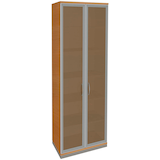 Artikelbild 1 für fm Aktenschrank Sidney, 4260267329153 buche, Acrylglas satiniert 5 Fachböden 80,0 x 44,2 x 222,1 cm, Artikelnummer 565024