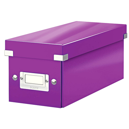 Artikelbild 2 für LEITZ CD-/DVD-Box Click & Store violett, 1 St., Artikelnummer 211040