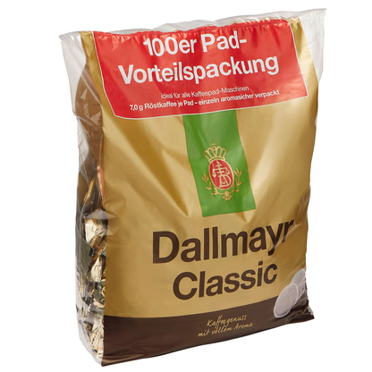 Artikelbild 2 für Dallmayr Classic Kaffeepads, Arabica- und Robustabohnen 100 Stück, Artikelnummer 457700