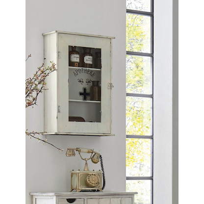 Artikelbild 3 für HAKU Möbel Vitrine weiß 2 Fachböden, Artikelnummer 558314