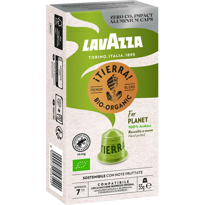 Artikelbild 2 für LAVAZZA Tierra for Planet Bio-Kakaokapseln, Arabicabohnen 10 Stück, Artikelnummer 125239