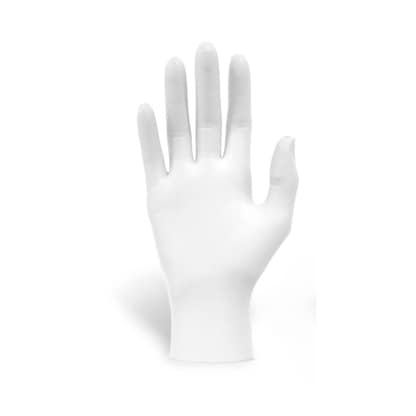 Artikelbild für Meditrade® unisex Einmalhandschuhe Nitril® Sensory® weiß Größe M, 200 St., Artikelnummer 567657