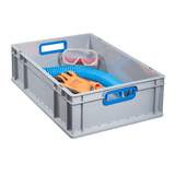 Artikelbild 1 für Allit ProfiPlus Eurobox grau, blau 40,0 x 60,0 x 17,0 cm, 1 St., Artikelnummer 837462