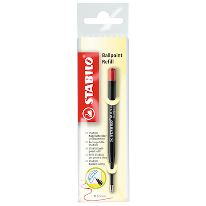 Artikelbild 2 für STABILO Ballpoint Refill Kugelschreibermine M rot, 1 St., Artikelnummer 897773