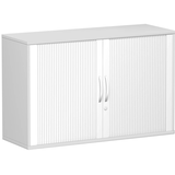Artikelbild 1 für geramöbel Flex Rollladenschrank lichtgrau, silber 1 Fachboden 120,0 x 42,5 x 79,8 cm, Artikelnummer 876589