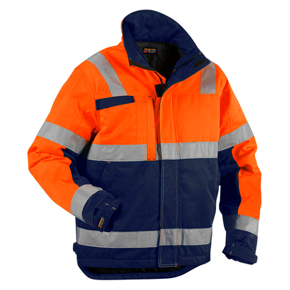 Artikelbild für BLAKLÄDER® Herren Warnjacke Winter 4862 orange, marine Größe L, Artikelnummer 720312