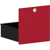 Artikelbild 1 für viasit System4 Schublade rubinrot 37,5 x 37,5 x 37,5 cm, Artikelnummer 501761