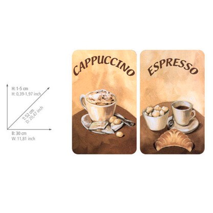 Artikelbild 5 für WENKO Herdabdeckplatten Kaffee braun, 2 St., Artikelnummer 528731