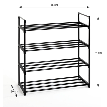 Artikelbild 2 für HAKU Möbel Schuhregal schwarz 65,0 x 30,0 x 40,0 cm, 1 St., Artikelnummer 640852