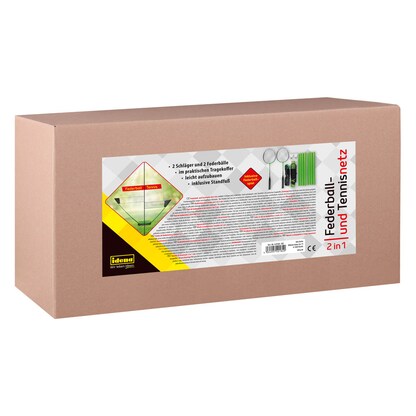 Artikelbild 2 für Idena Badminton-Set 2in1 grün, schwarz, Artikelnummer 715013