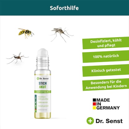 Artikelbild 3 für Dr. Senst® STICH AKUT SOFORTHILFE Mückenstich-Gel 10 ml, Artikelnummer 700127