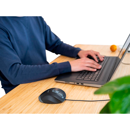 Artikelbild 6 für Trust Fyda Comfort Eco Maus ergonomisch kabelgebunden schwarz, silber, Artikelnummer 975393