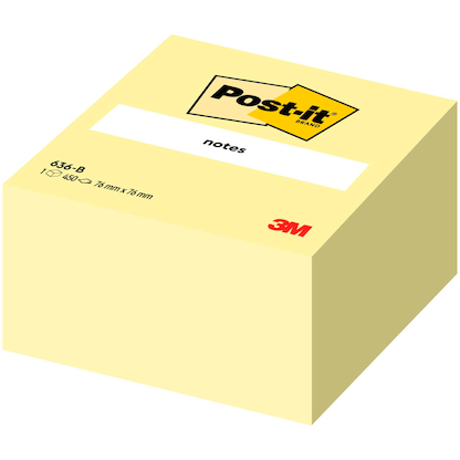 Artikelbild 4 für Post-it® Haftnotizen 636B gelb, 1 St., Artikelnummer 116335
