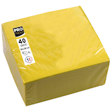 Artikelbild 1 für PROnappe Servietten gelb 2-lagig 38,0 x 38,0 cm, 40 St., Artikelnummer 361929